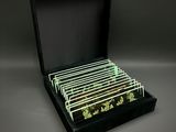 a box with a bunch of cards inside of it