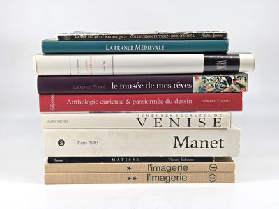 LIVRES. Réunion de divers ouvrages sur l'art, comprenant : -…