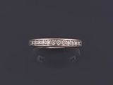 a diamond half - eternity ring, by van cleef