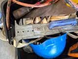 a black box with tools in it on the floor