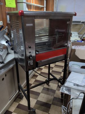 an image of a commercial kitchen with a toaster oven