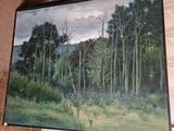 a picture of a painting hanging on the wall