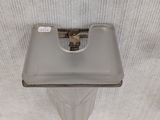 an image of a bathroom sink with a metal faucet