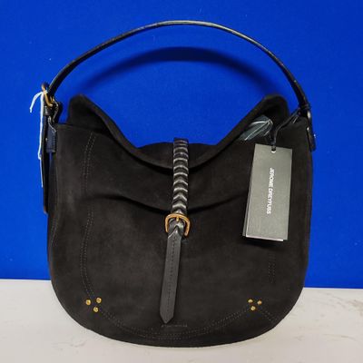 Sac hobo noir Michael Korsh à poignées, avec finitions dorées