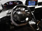 a steering wheel and dashboard of a car on display