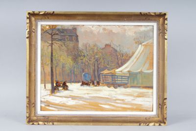 Gaétan MONTAGNEY (Bordeaux 1888 - Parcey 1968) : le cirque p…