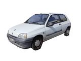 a picture of a small white car on a white background