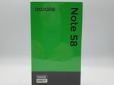 a green box with a black and white logo on it