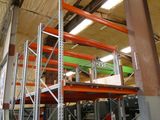 a large room with a lot of shelves in it
