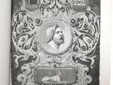 an old black and white photo of a portrait of a man with a beard