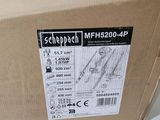 a cardboard box with a drawing of a man on it