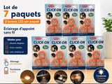 four pack of click - o - click on cat toys sitting on a table