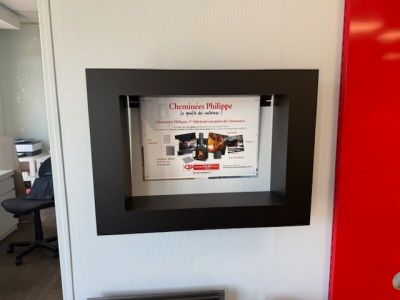 a picture of a picture of a red door and a picture of a red door