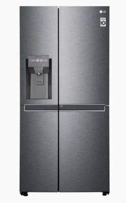 Réfrigérateur-congélateur LG avec distributeur d'eau et machine à glaçons