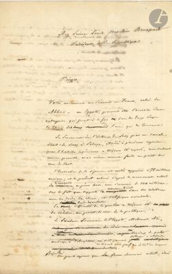 une photo en noir et blanc d'un document sur lequel figurent des inscriptions