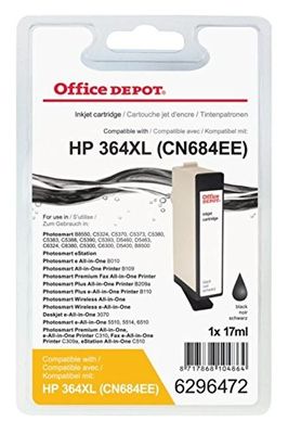 Cartouche d'encre noire Office Depot HP364xl pour HP364xl