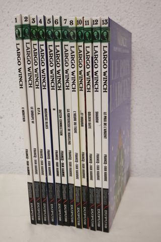 Largo Winch : 12 bandes dessinées. 13 numéros (manque le n°9) de ...