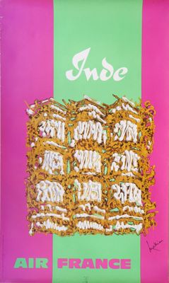 Georges MATHIEU (1912-2012) pour AIR FRANCE