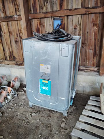 Cuve gasoil aluminium 400 litres avec pompe de 2009