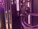a close up of the inside of a computer