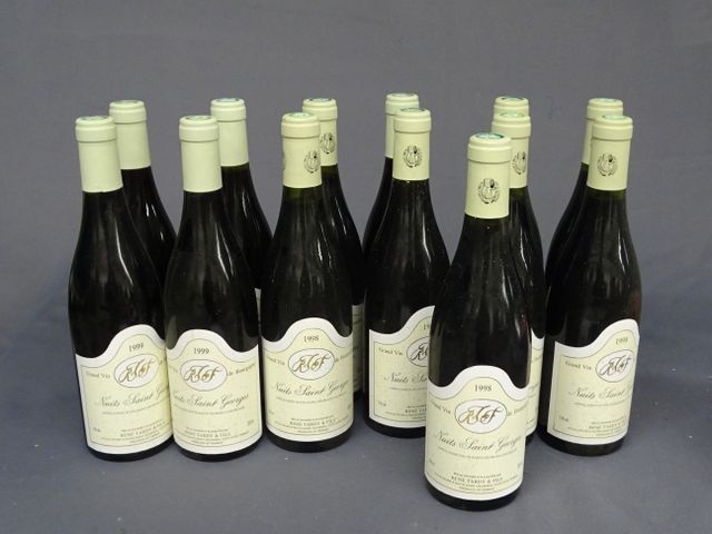 NUITS SAINT GEORGES, René TARDY et FILS, 9 bouteilles de 1998 et ...