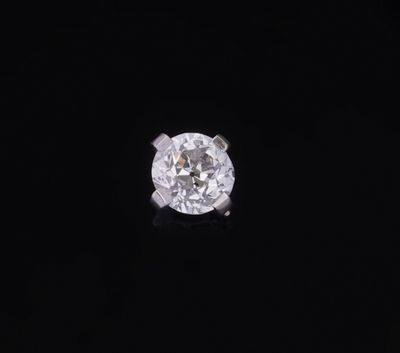 a close up of a diamond on a black background