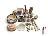 a lot of different items that are sitting on the table
