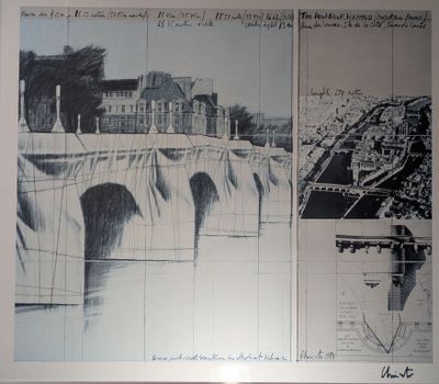 Christo Javacheff (1935-2020), Projet d'empaquetage du Pont …