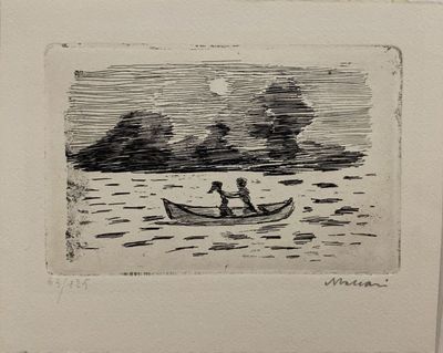 Mino MACCARI (1898-1989) Eau-forte, signée en bas à droite e…