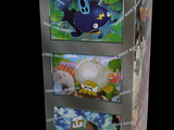 a box with three different pictures of a cartoon character on it