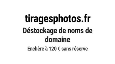 Nom de domaine tiragesphotos.fr.