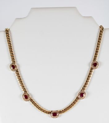 a close up of a necklace on a mannequin mannequin