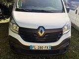 La camionnette blanche est garée à côté de la camionnette blanche dans l'herbe