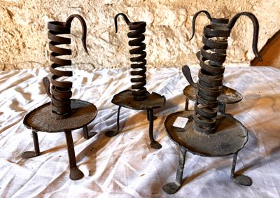 4 Rats de cave en fer forgé - Photo 1