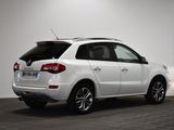 a picture of a white car parked in a garage