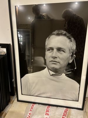 Daniel ANGELI (1943). Paul Newman à la sortie d’une conféren…