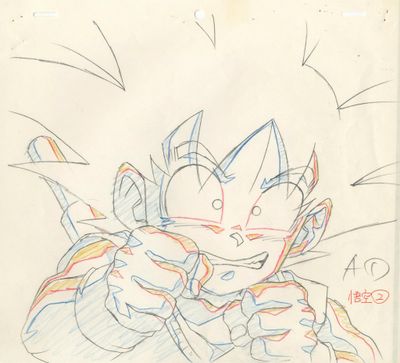 esquisse d'un dessin représentant le personnage de Sonic the Hedgehog