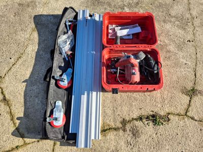 Scie à carrelage RUBI Mod: TC125 réf: 50953 avec guide 3 éléments et a - Photo 1