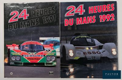 the two books are on display on the table