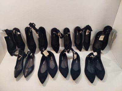 Lot de 9 - HEART RED - Ballerines bout pointu - Bride chevil…