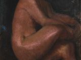 une image représentant un tableau où figure un homme nu assis dans une boîte