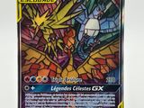 a close up of a pokemon card on a white surface