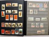 a book with a lot of stamps on it