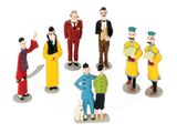de nombreuses figurines représentant des personnes de différentes couleurs