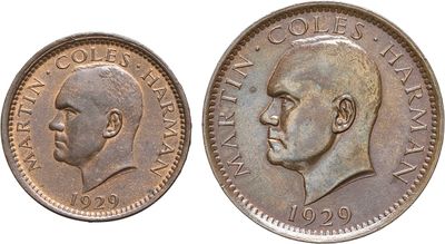 a close up of a coin with a man ' s face on it