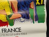 a picture of a poster of a soccer match