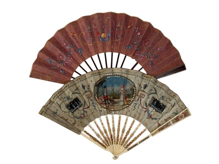 Deux éventails, France, vers 1780-1790