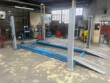 a garage with a lot of equipment in it