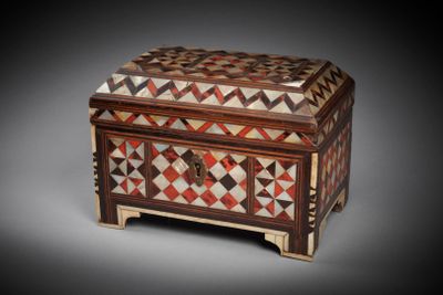 an image of a decorative box with a geometric design