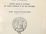 the front cover of a book with a seal and seal on it